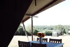 Safari tent exterior