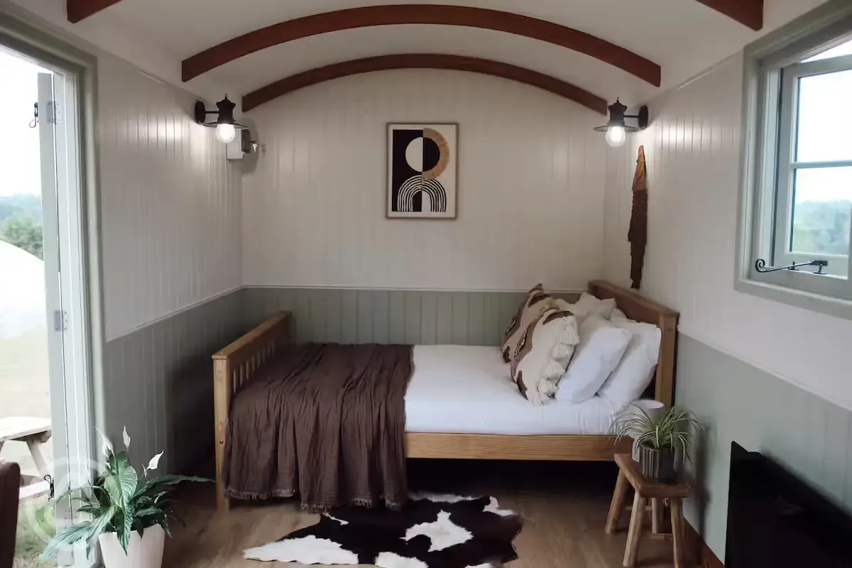 Shepherds hut interior