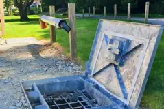 Grey water disposal point Grey water disposal point