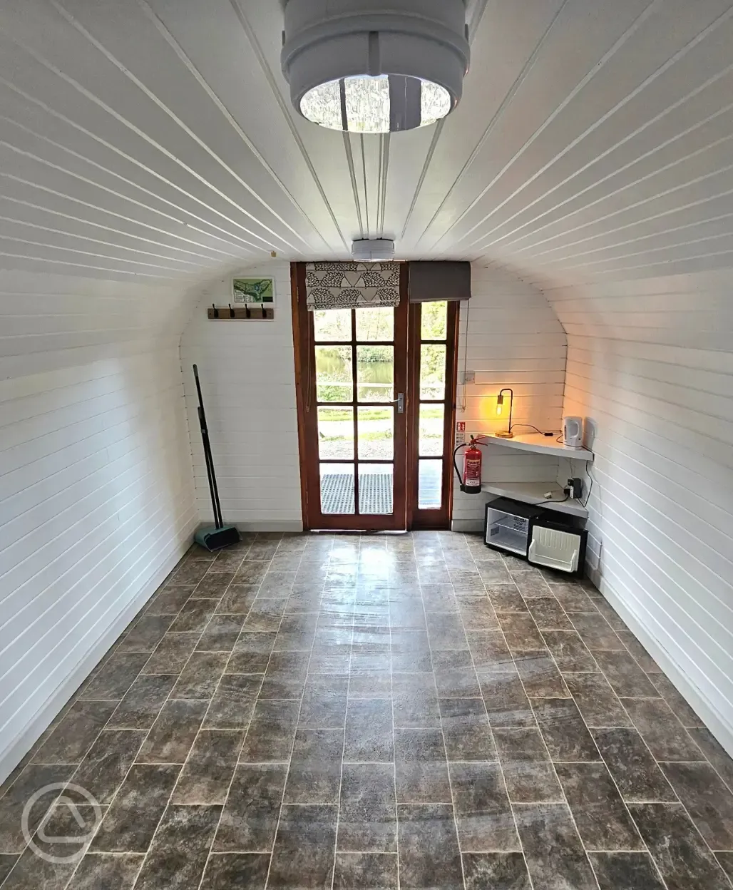 Camping pods interior