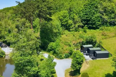 Unfurnished camping pods (4m x 2.75m) at Mill Park Campsite