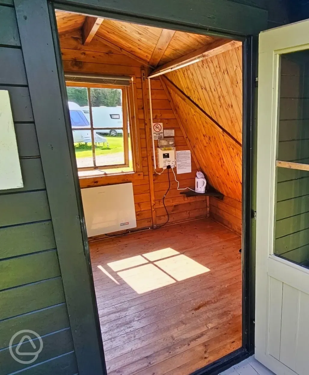 Camping pods exterior 
