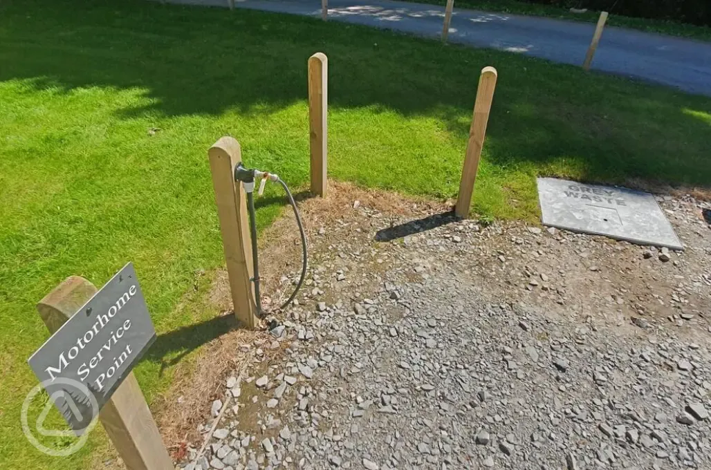 Motorhome service point 