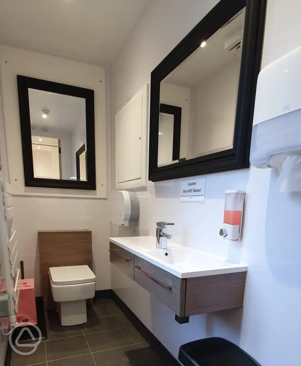 Family facilites toilet and sink