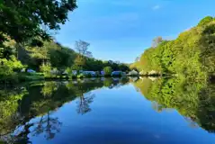 Waterside touring and glamping pitches Waterside touring and glamping pitches
