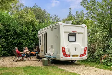 Electric hardstanding touring pitches with 16 amp hook ups