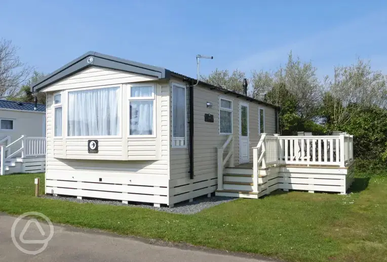 Static caravans at Little Trevothan