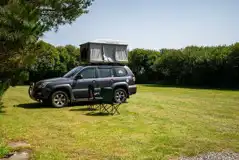 Roof tent on non electric grass pitches