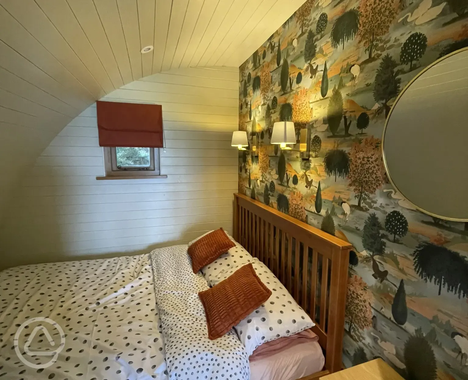 Ensuite glamping pod (two bedrooms) - double bedroom