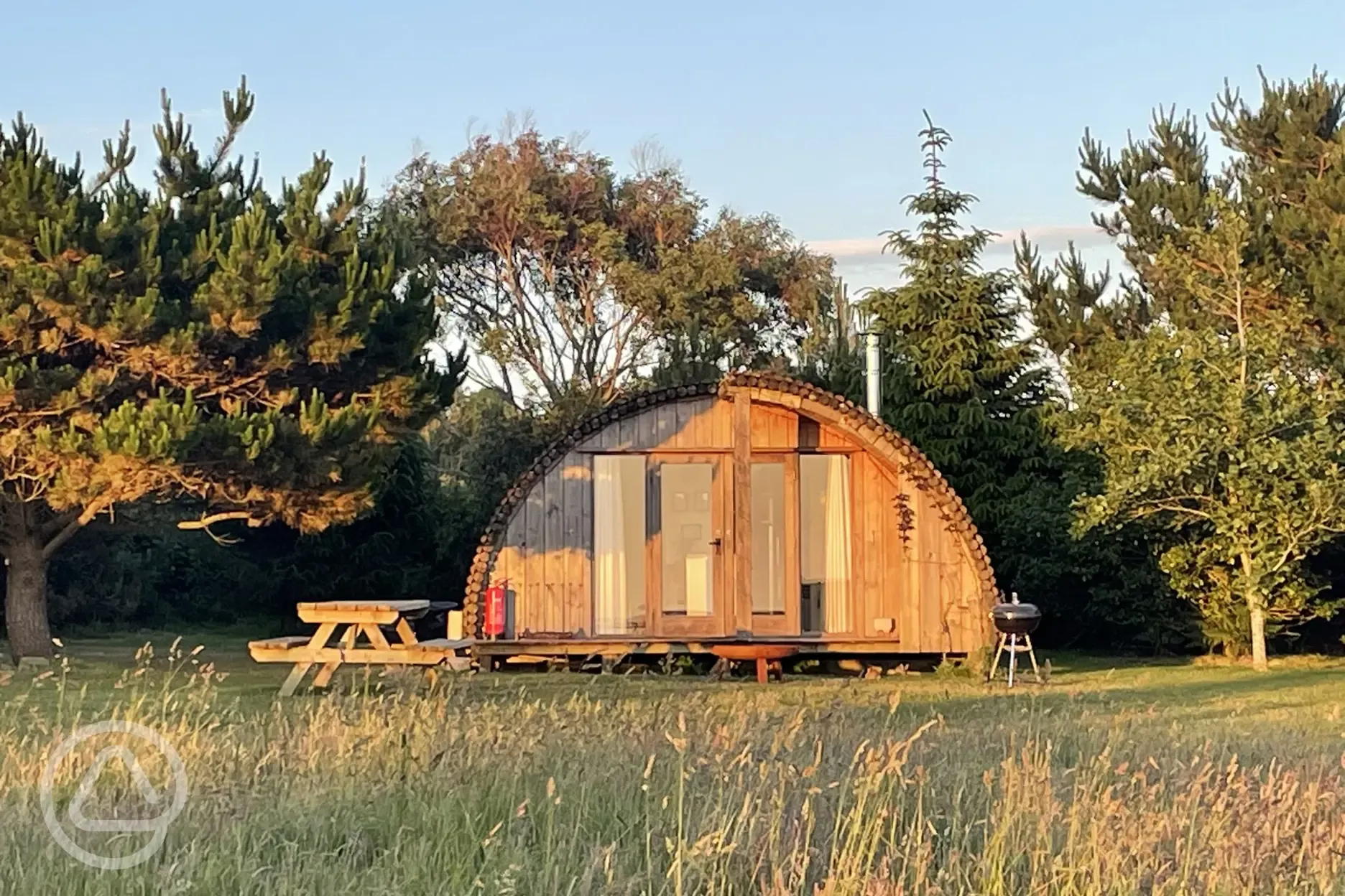 Ensuite glamping pod (one bedroom)