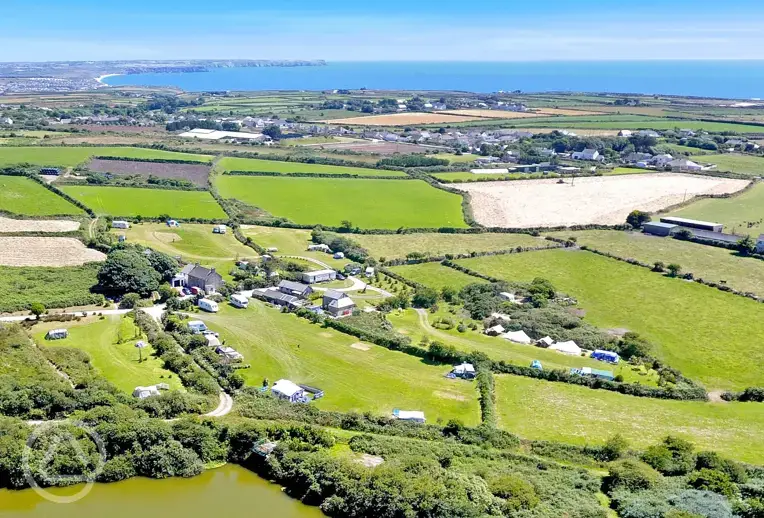 Aerial of the site