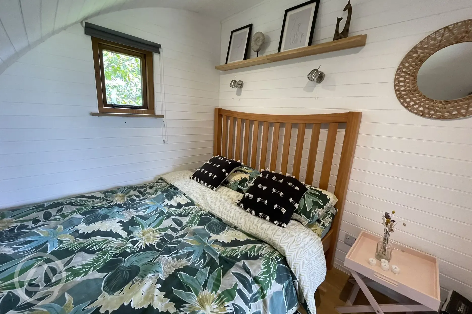 Ensuite glamping pod (one bedroom) - double bedroom