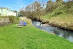 Small non electric pitches by the River Noe