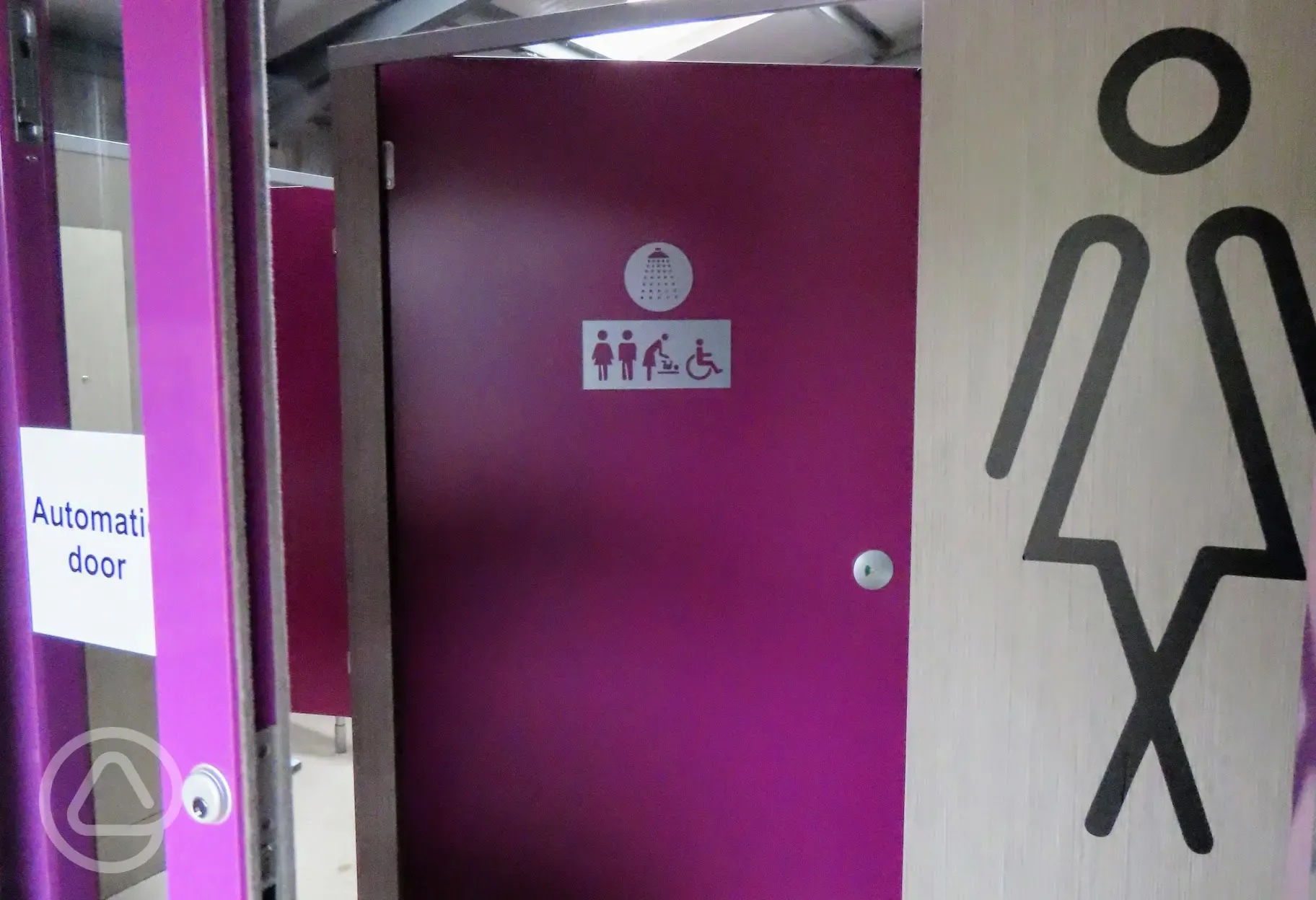 Shared toilet and shower facilities