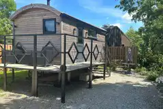 Jack's shepherd's hut exterior Jack's shepherd's hut exterior