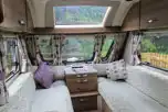 Bella caravan living area
