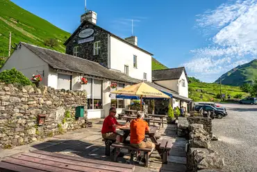 Brotherswater Inn (onsite pub, open daily) with outdoor seating