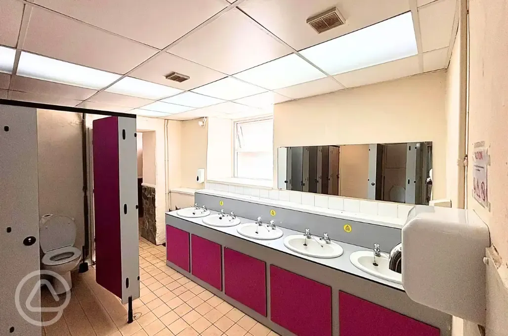 Ladies toilets and hand basins