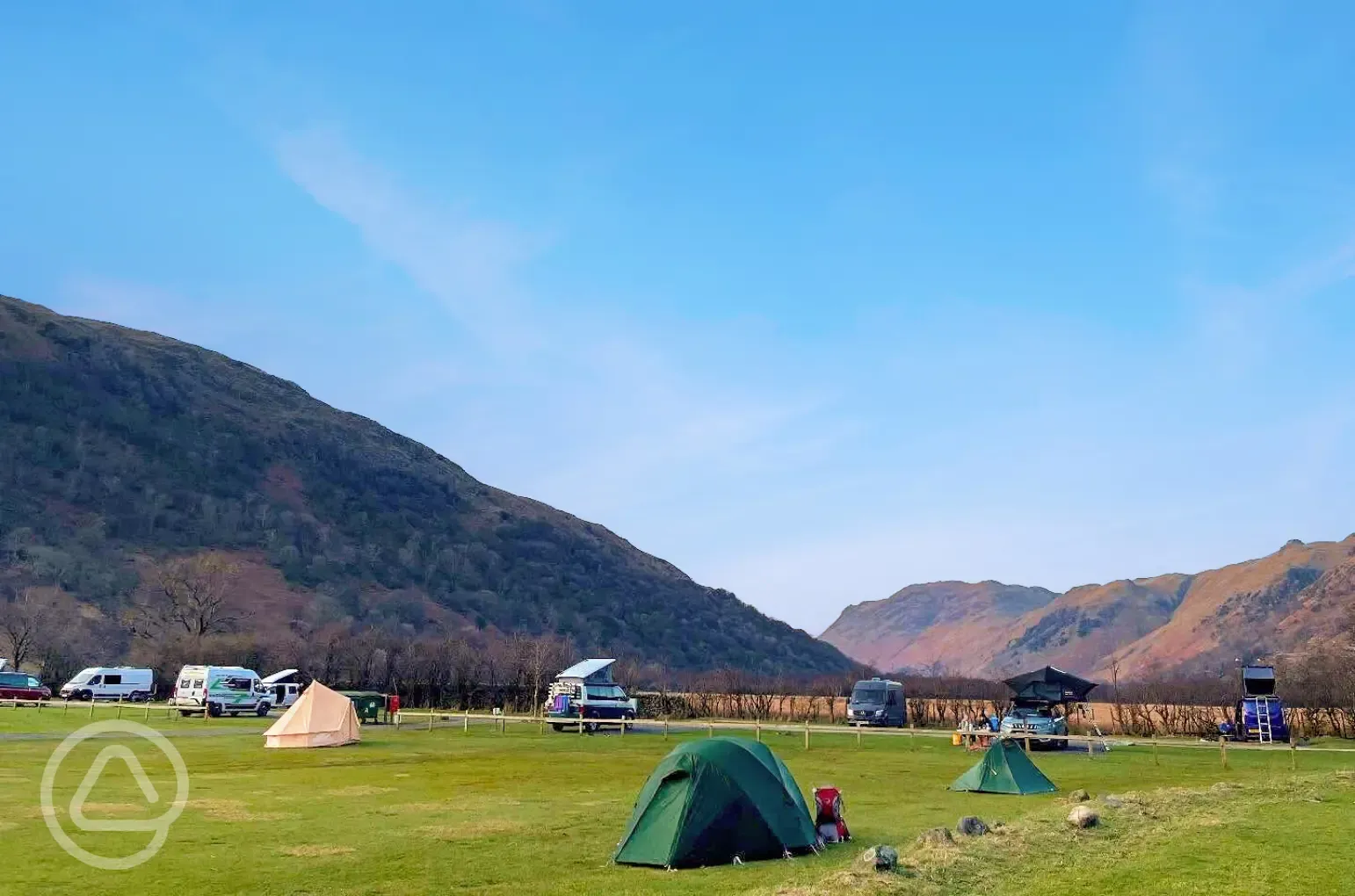 Non electric grass pitches (not assigned, so choose where you pitch)