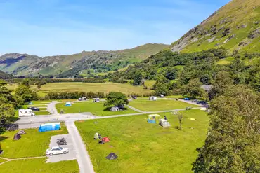 Aerial of Sykeside in the Dovedale Valley