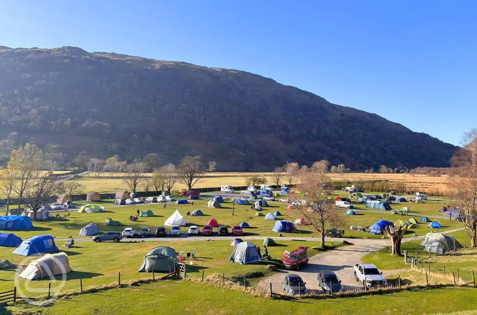 Overview of Sykeside Camping Park