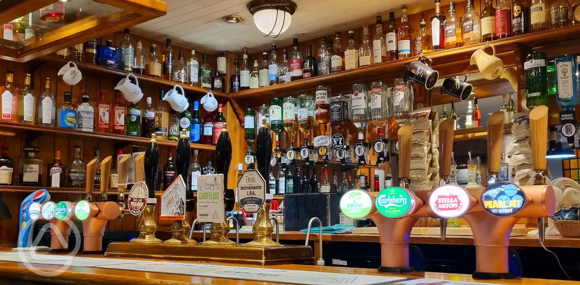 The Brotherswater Inn - onsite pub bar (drinks available throughout the day)