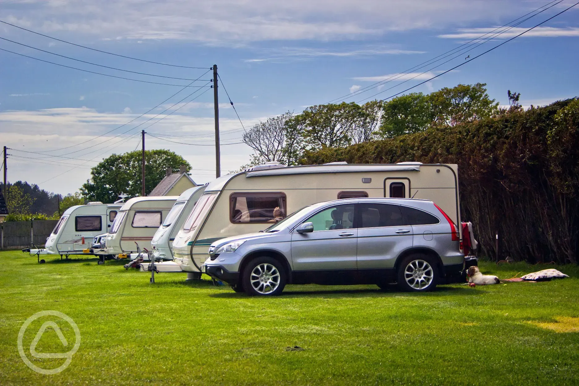 Touring at Awelfryn Caravan Park