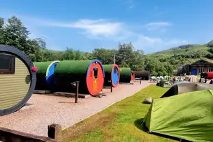 Blackwater Glamping and Campsite, Kinlochleven, Argyll (9.6 miles)