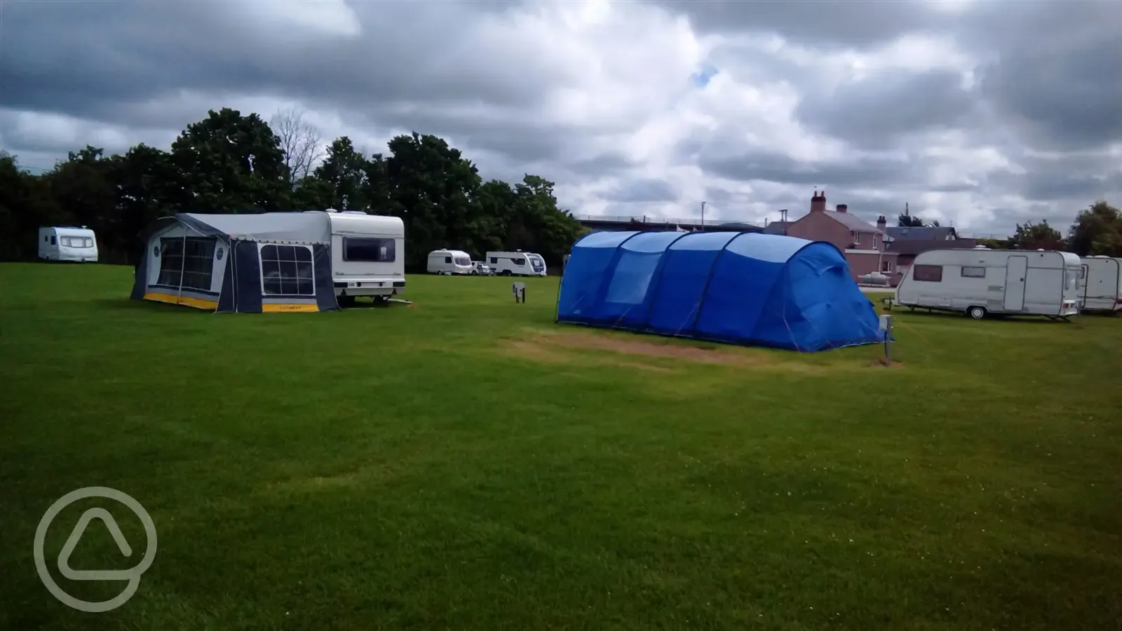 Tents and Caravans on the site