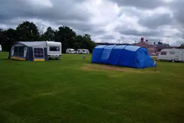 Tents and Caravans on the site