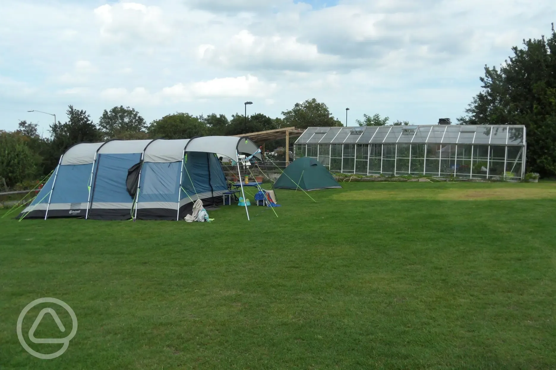 Tent camping at Primrose Cottage Caravan Park