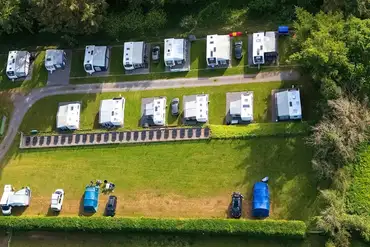 Bird's eye view of Eeyore's Paddock and Piglet's Corner