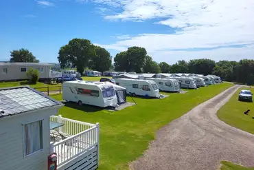 Fully serviced hardstanding pitches with electric, waste and water
