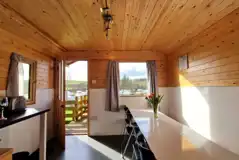 Hill View hut - seven person interior