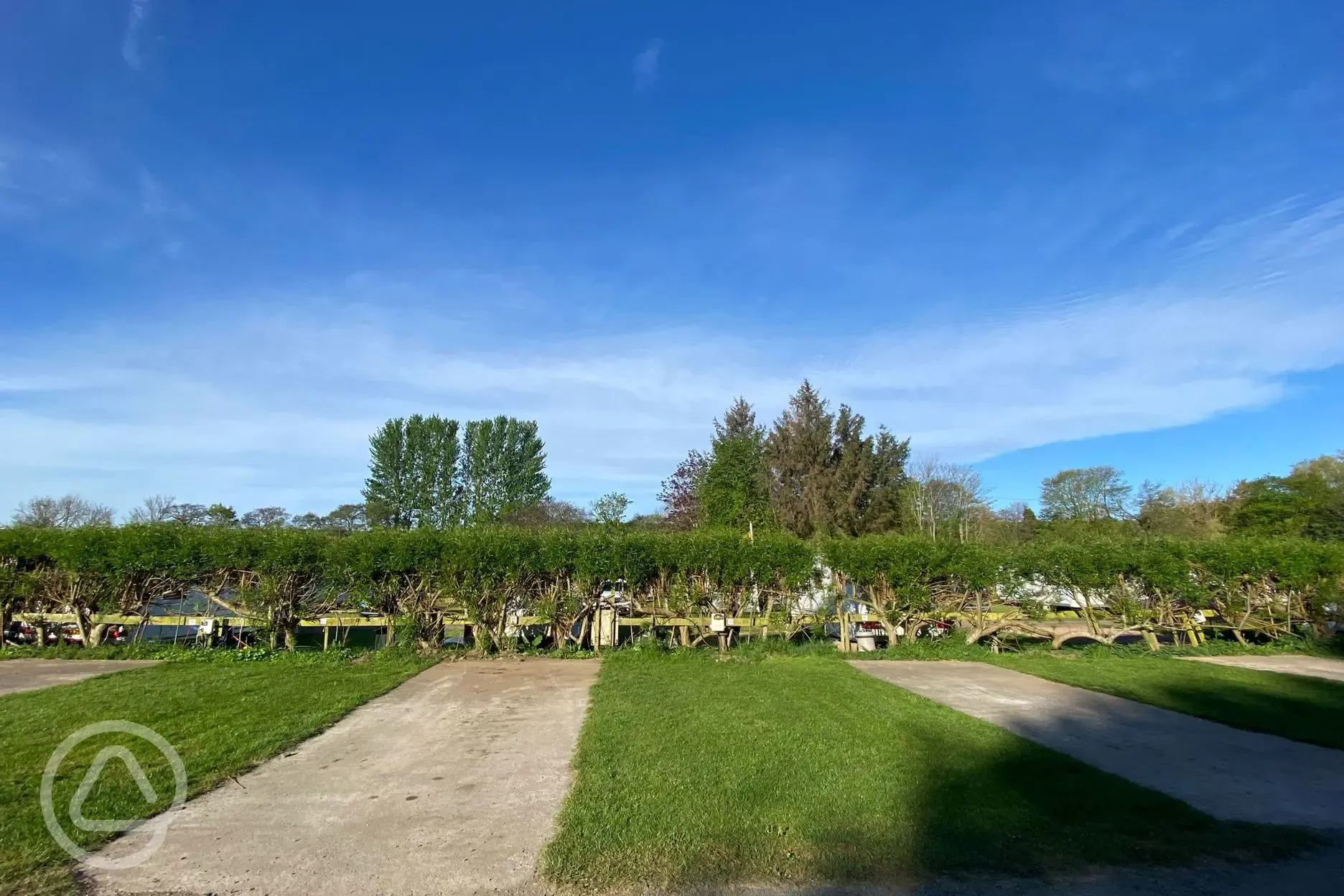 Hardstanding and grass pitches (optional electric)
