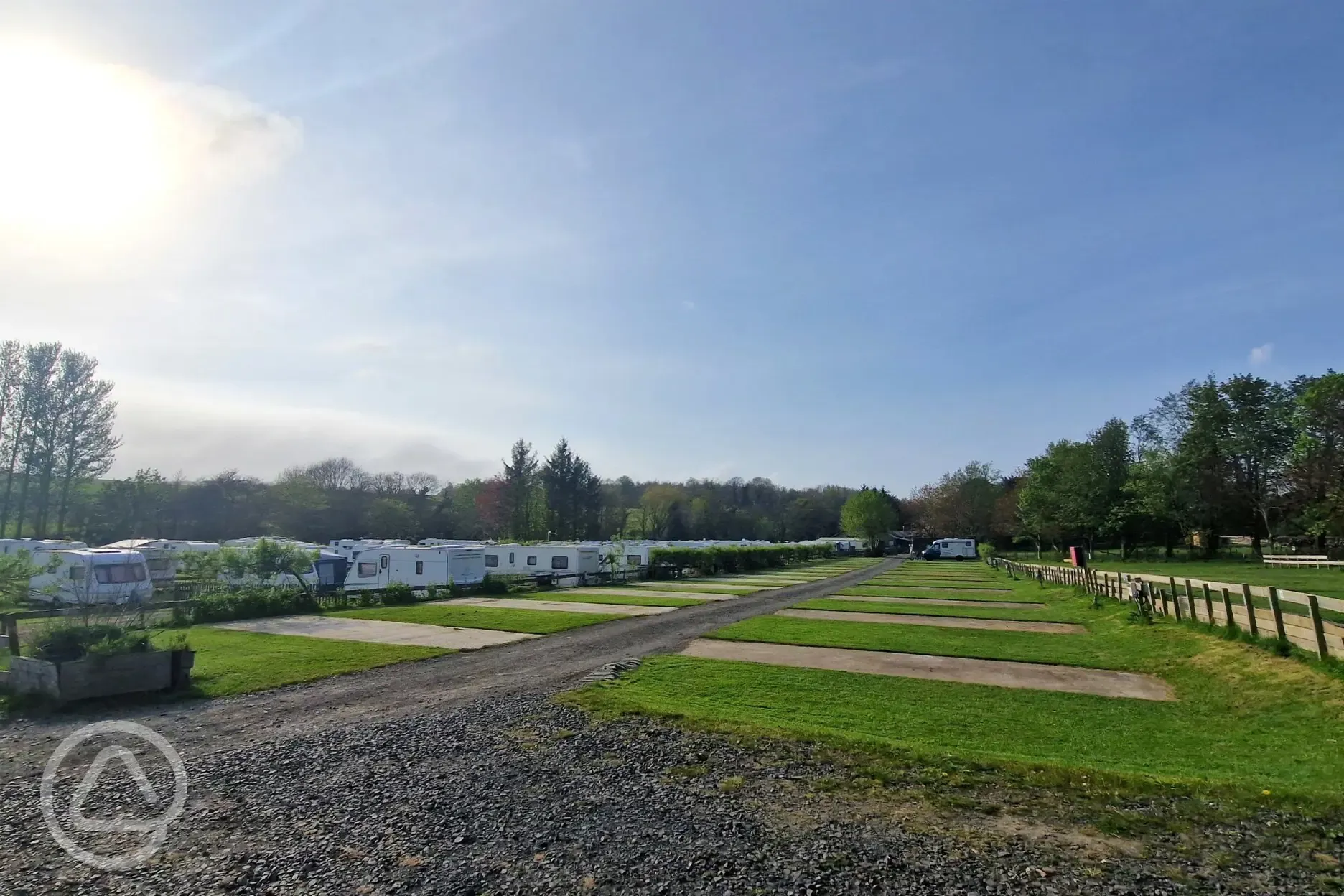 Hardstanding pitches (optional 16 amp electric)