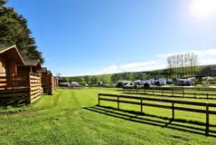 Overview of Budle Bay Campsite