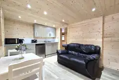 Aspen lodge kitchen/lounge/dining room