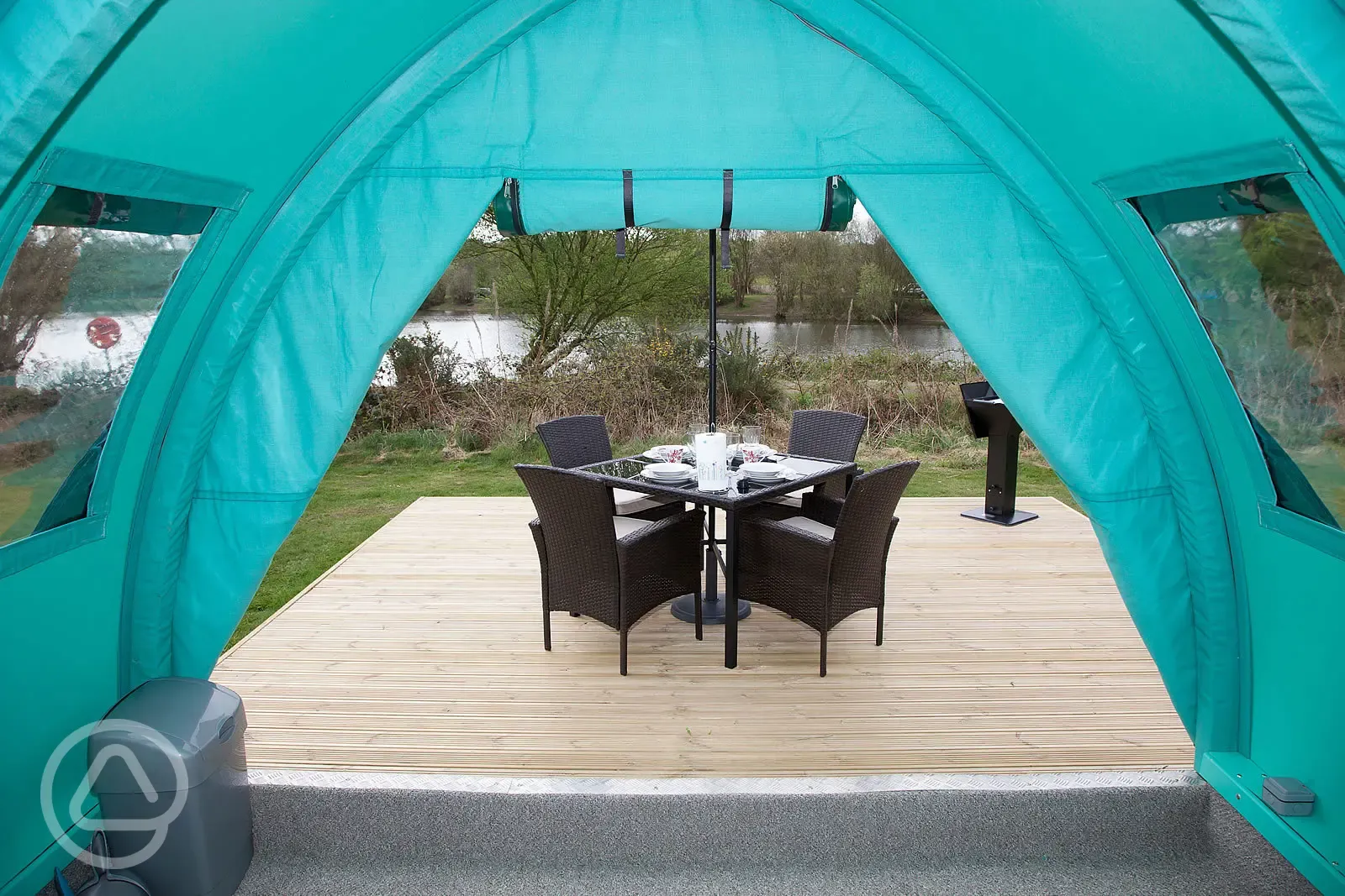 Glamping arc ready tent