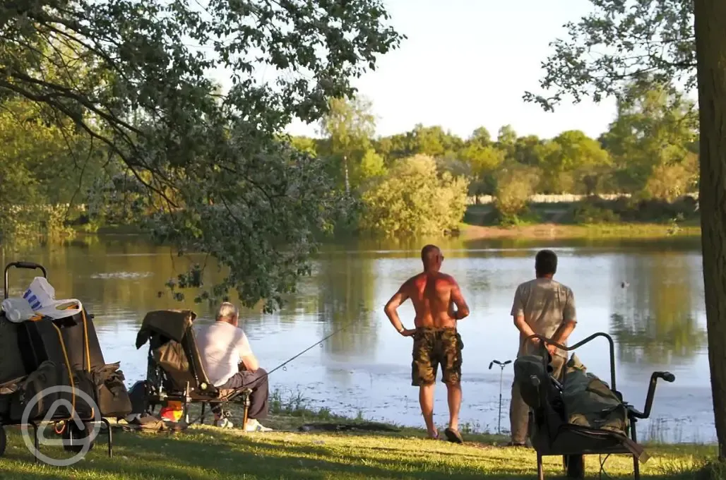 Onsite fishing lake 