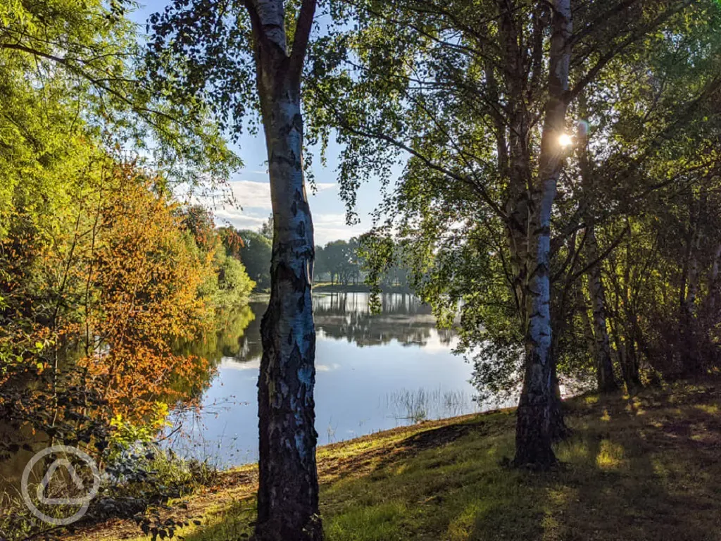 Onsite fishing lake 