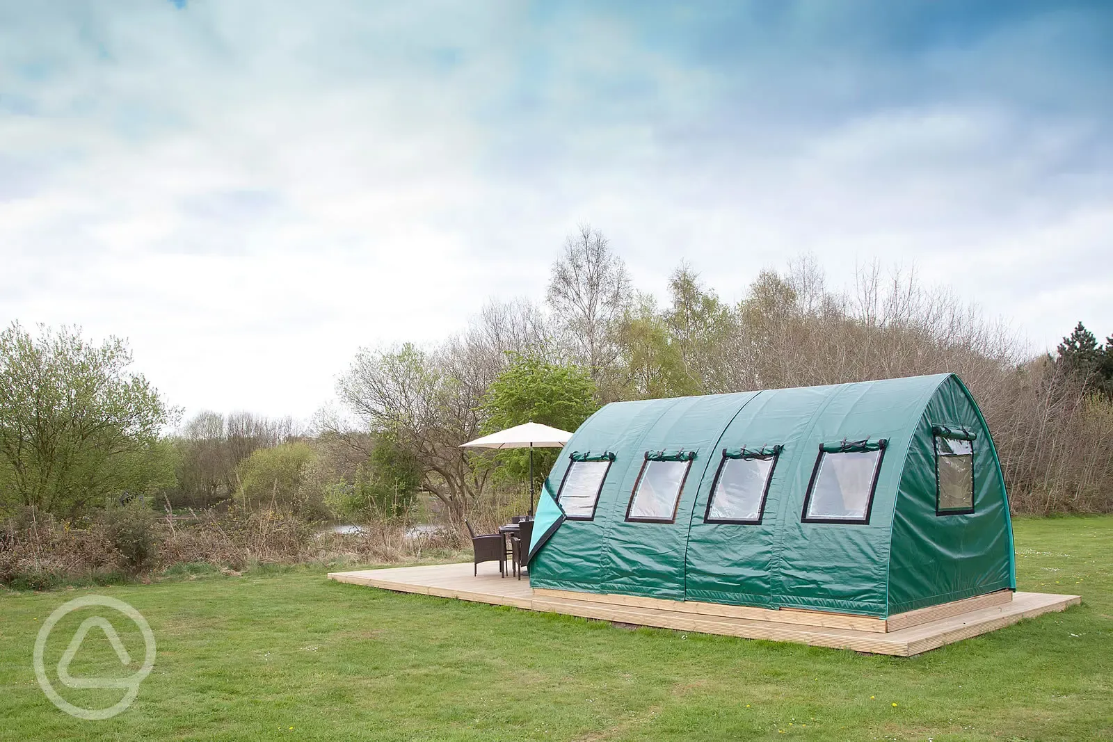 Glamping arc ready tent