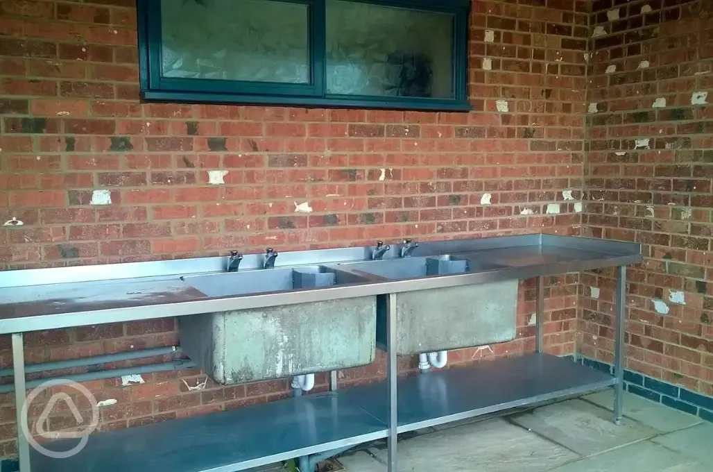 Washing up area