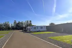 Fully serviced hardstanding pitches at Sycamore Farm Park