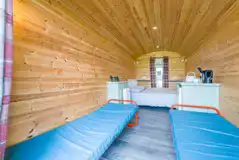 Izzy shepherds' hut interior