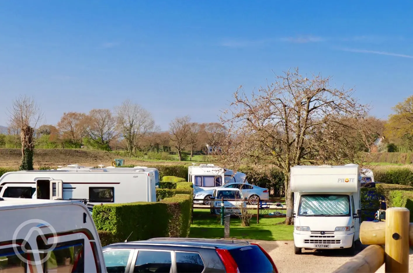 Overview of the campsite