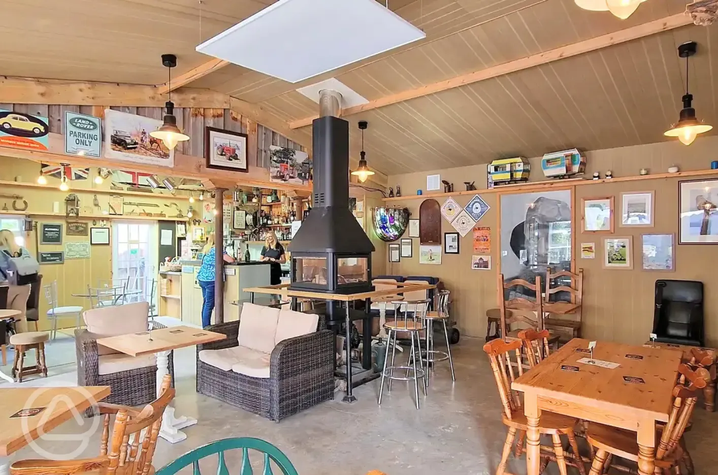Cafe and bar