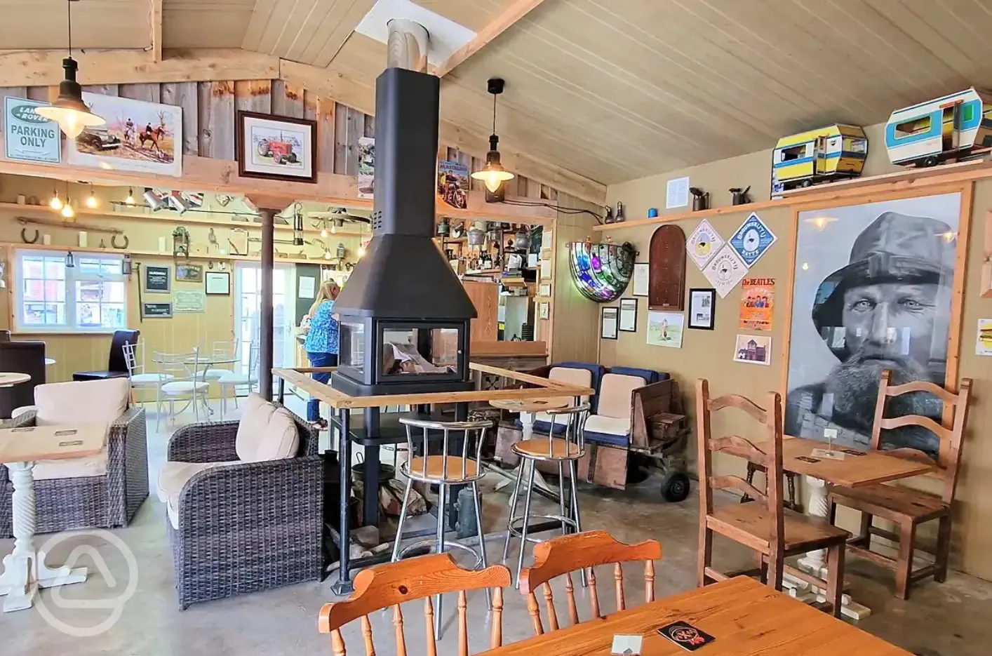 Cafe and bar