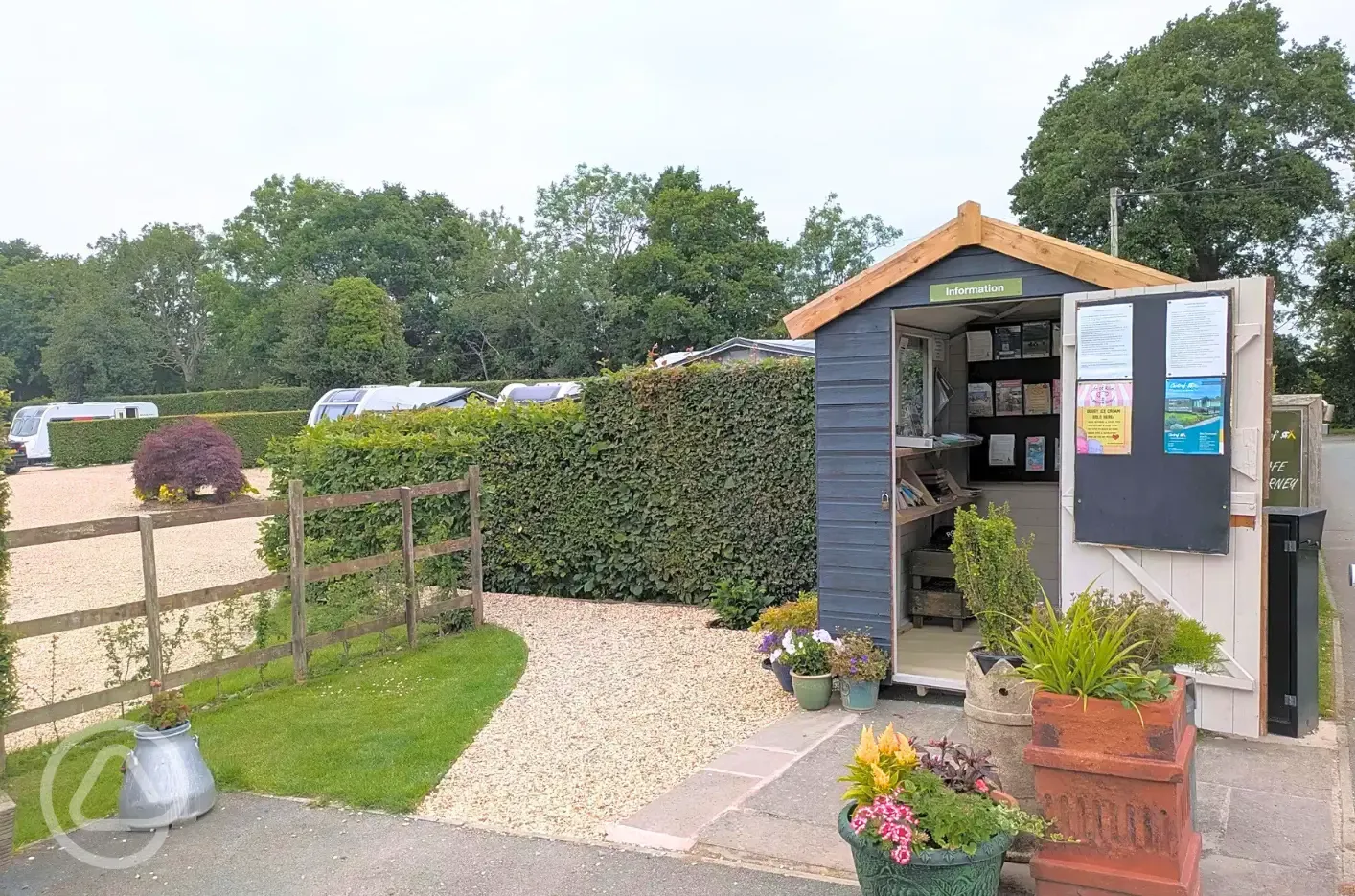 Information hut