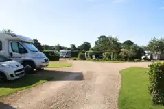 Fully serviced hardstanding pitches
